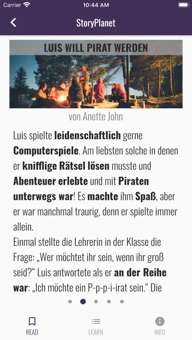 Capturas de pantalla de StoryPlanet Deutsch