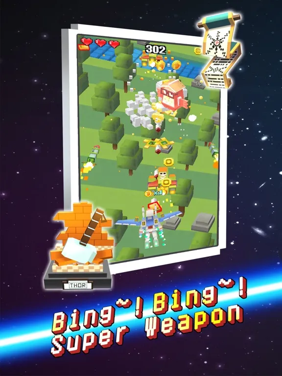 Hunting Skies - Pixel World iPad  스크린샷