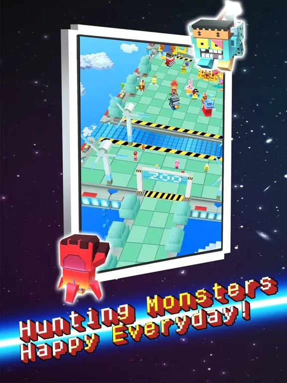 Hunting Skies - Pixel World iPad  스크린샷