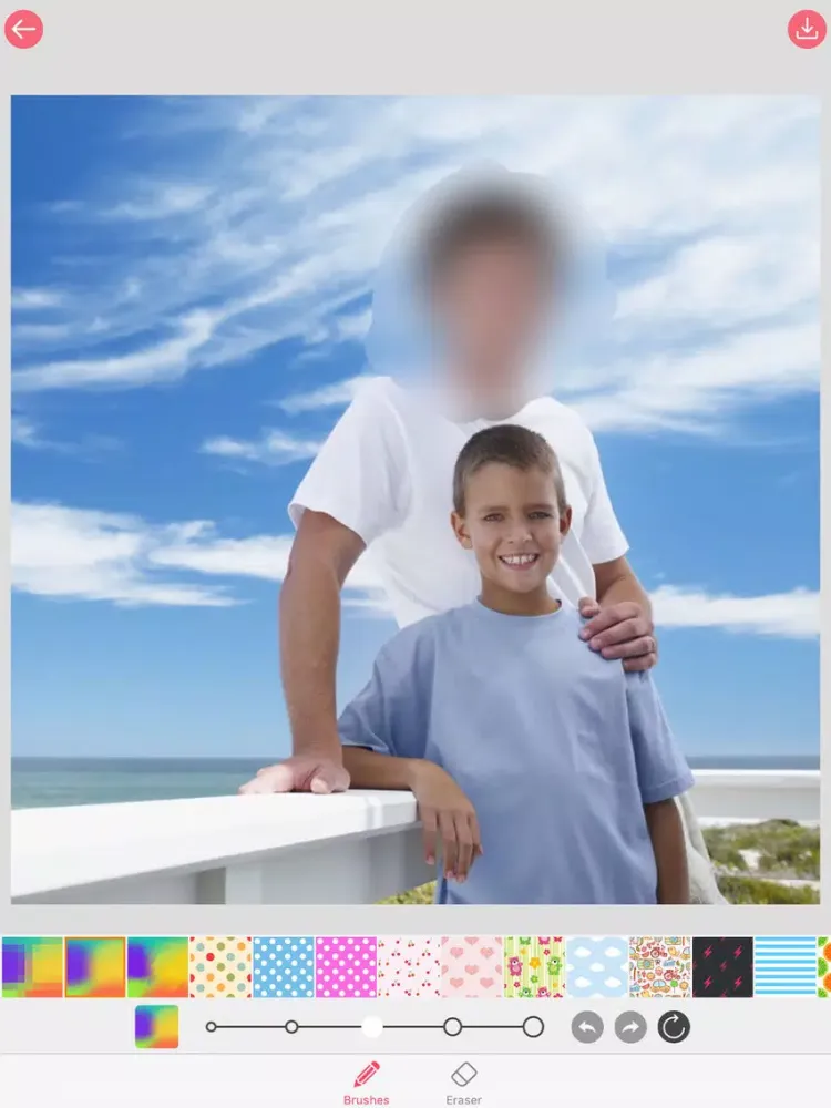 تصاویر InstaBlur - Photo Blur and Mosaic iPad 