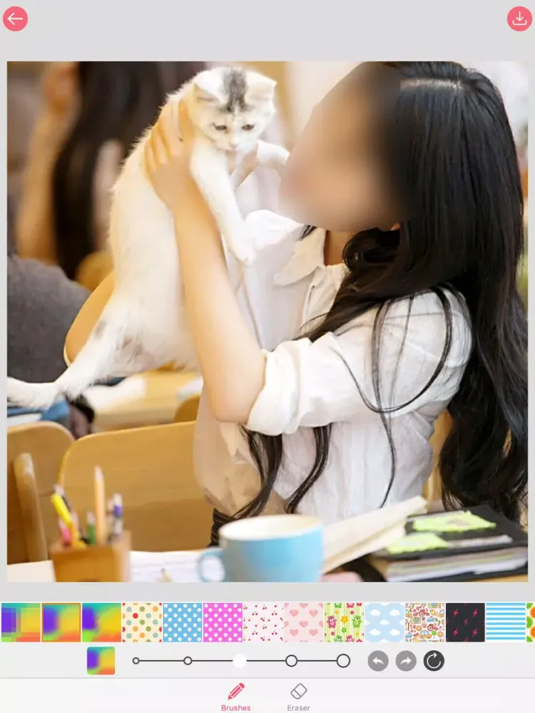 تصاویر InstaBlur - Photo Blur and Mosaic iPad 