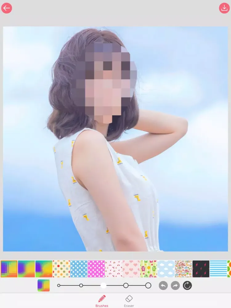 تصاویر InstaBlur - Photo Blur and Mosaic iPad 