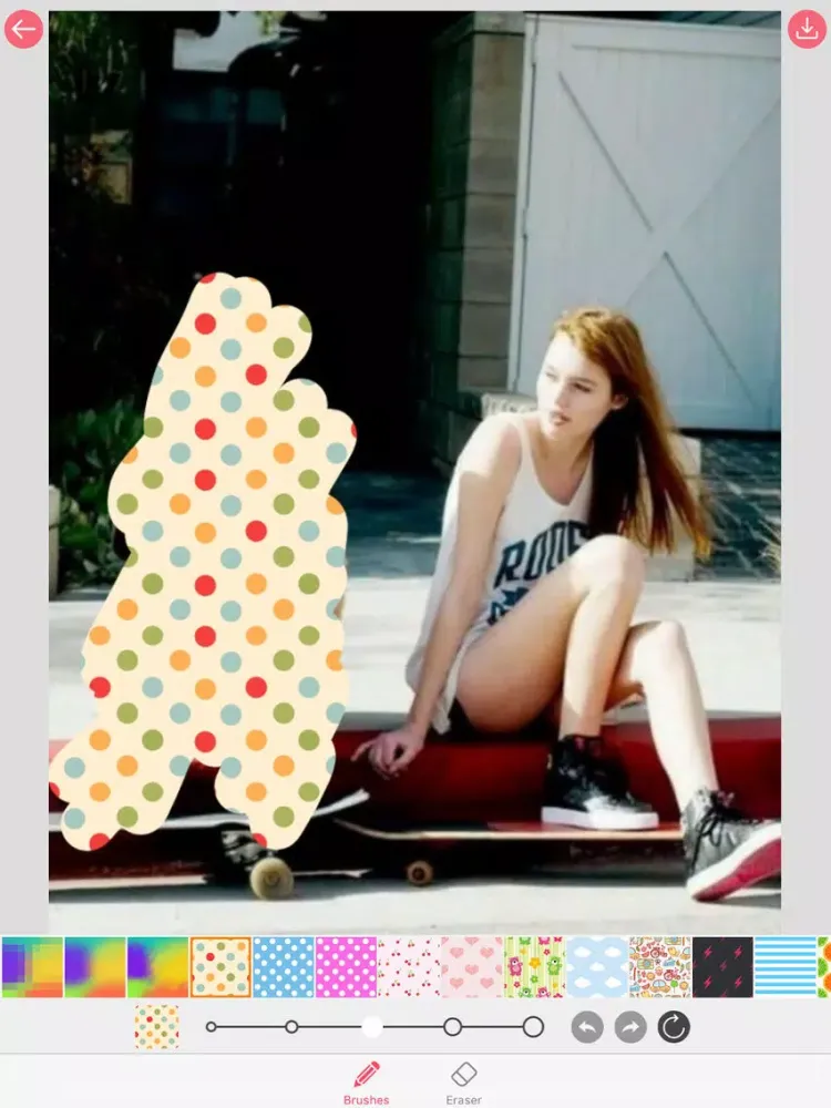 تصاویر InstaBlur - Photo Blur and Mosaic iPad 