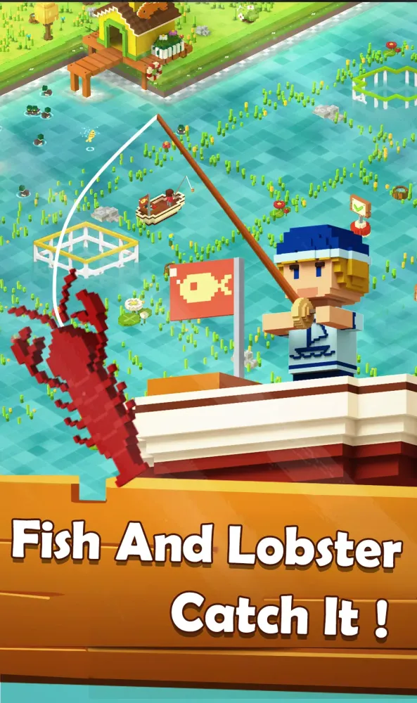 Screenshot di Voxel Farm Island-Dream Island