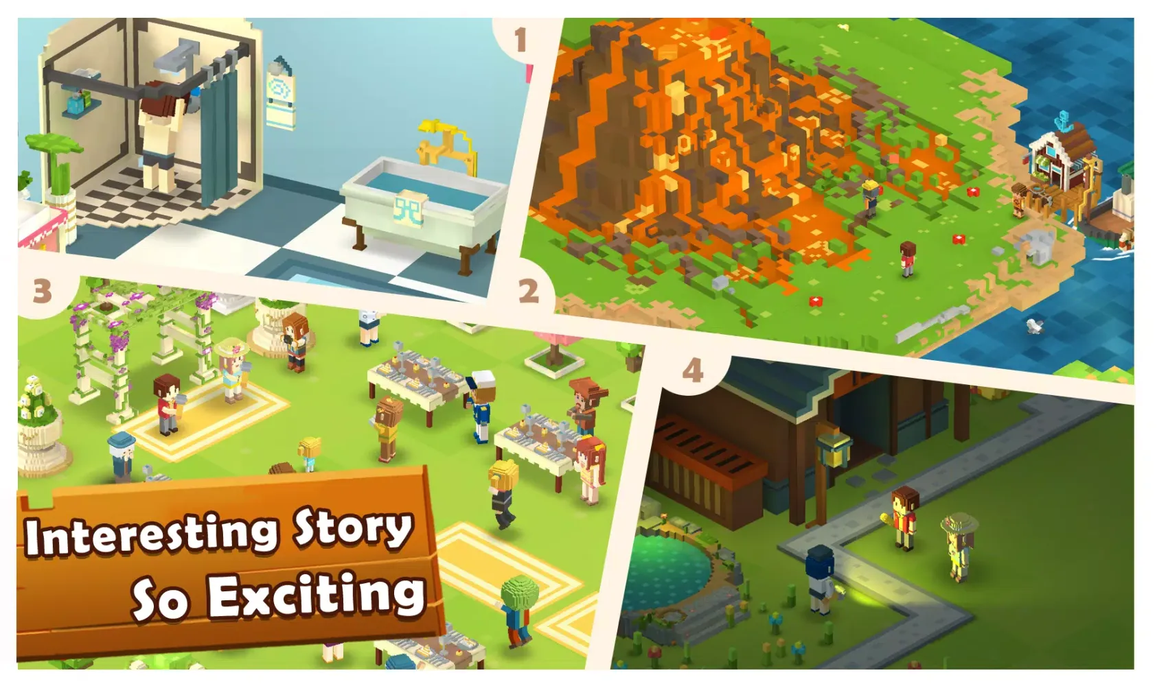 Screenshot di Voxel Farm Island-Dream Island