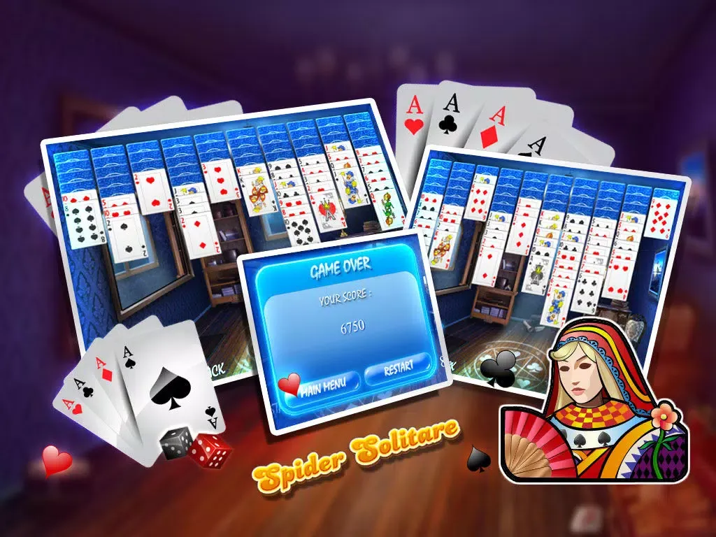 Spider Solitare Blitz HD-Free Classic iPad  スクリーンショット