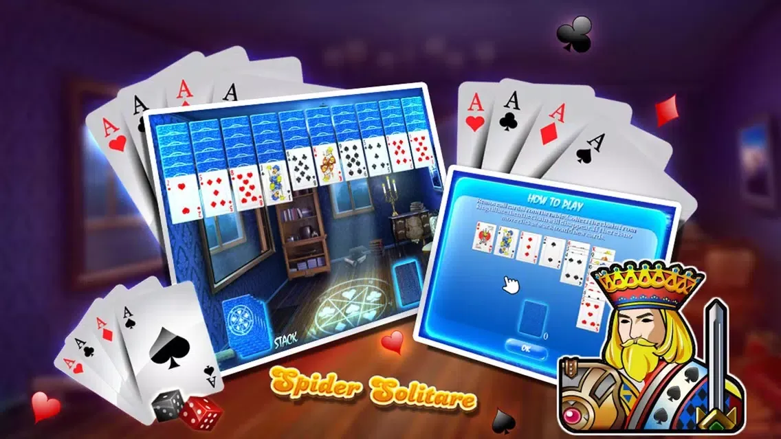 Spider Solitare Blitz HD-Free Classic スクリーンショット