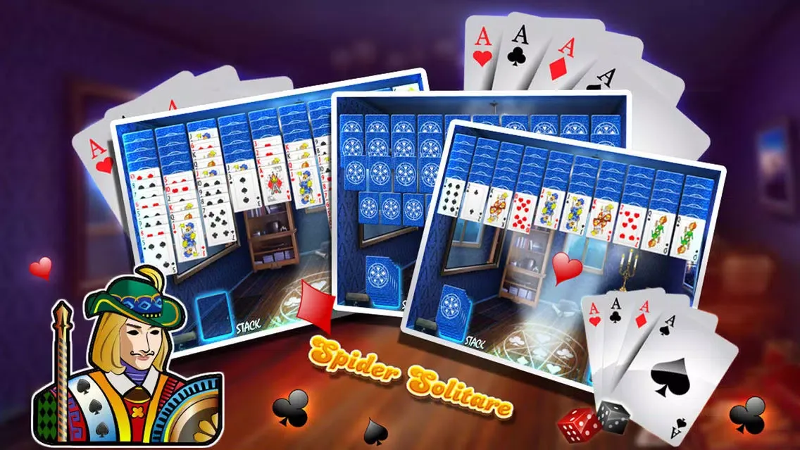 Spider Solitare Blitz HD-Free Classic スクリーンショット