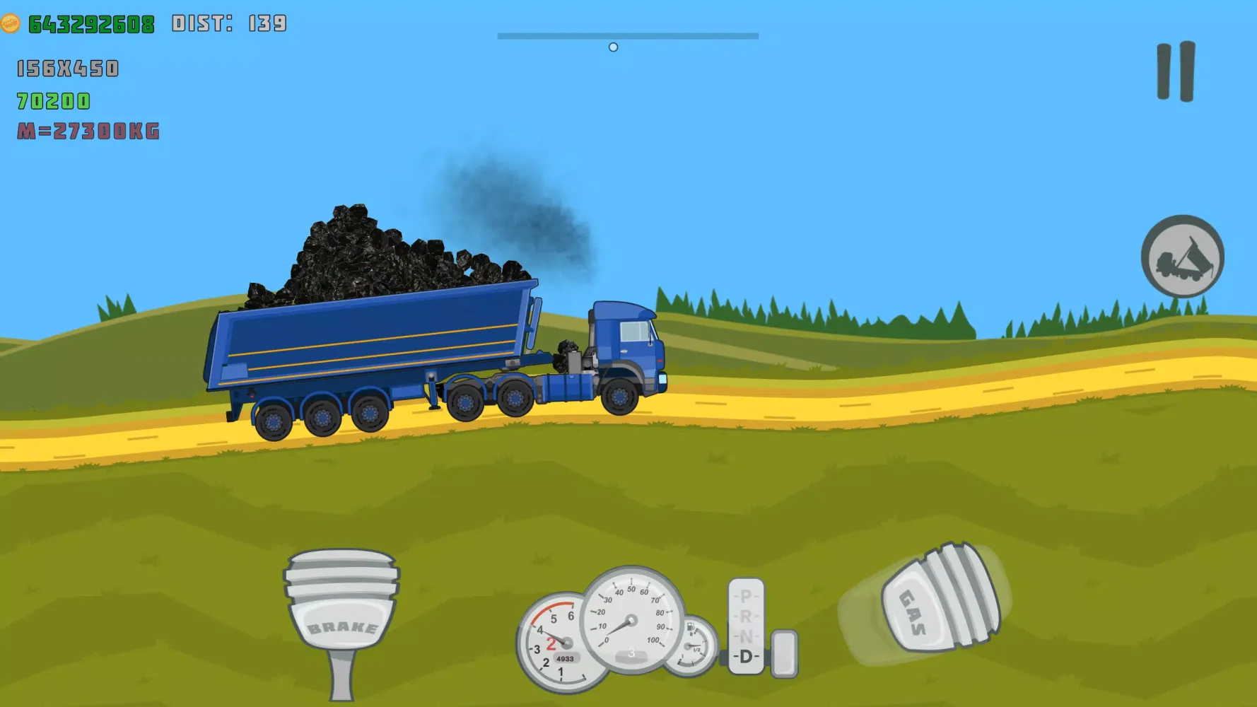 Tangkapan skrin Trucker - Overloaded Trucks