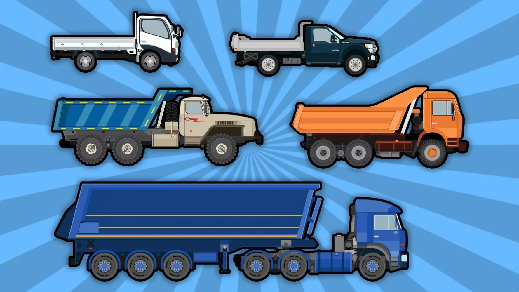 Tangkapan skrin Trucker - Overloaded Trucks
