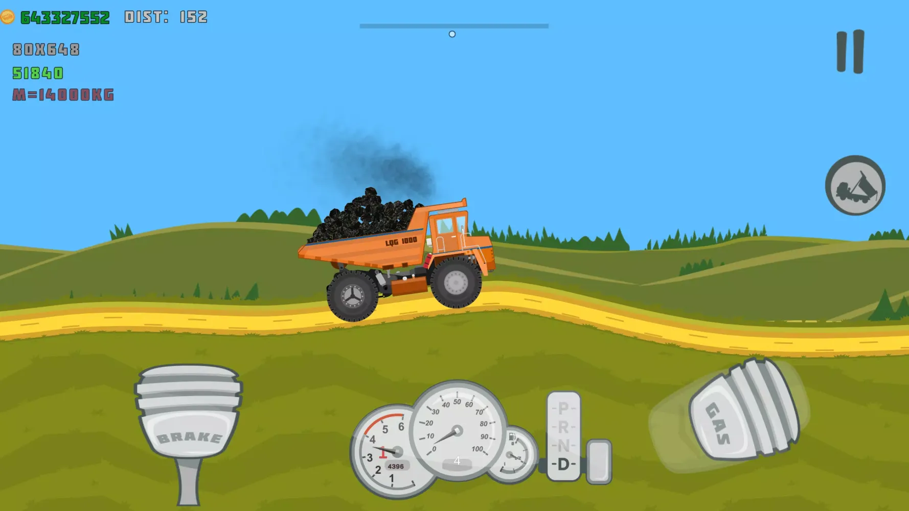 Tangkapan skrin Trucker - Overloaded Trucks