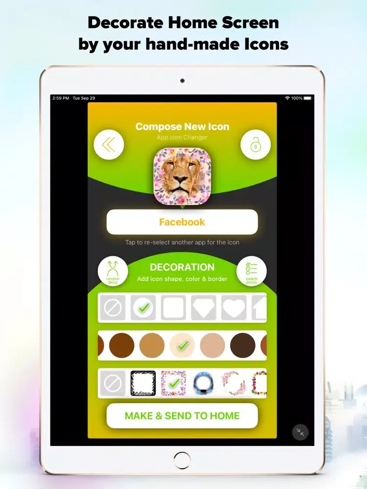 Capturas de tela do Icon Changer - Icon Themer App iPad 