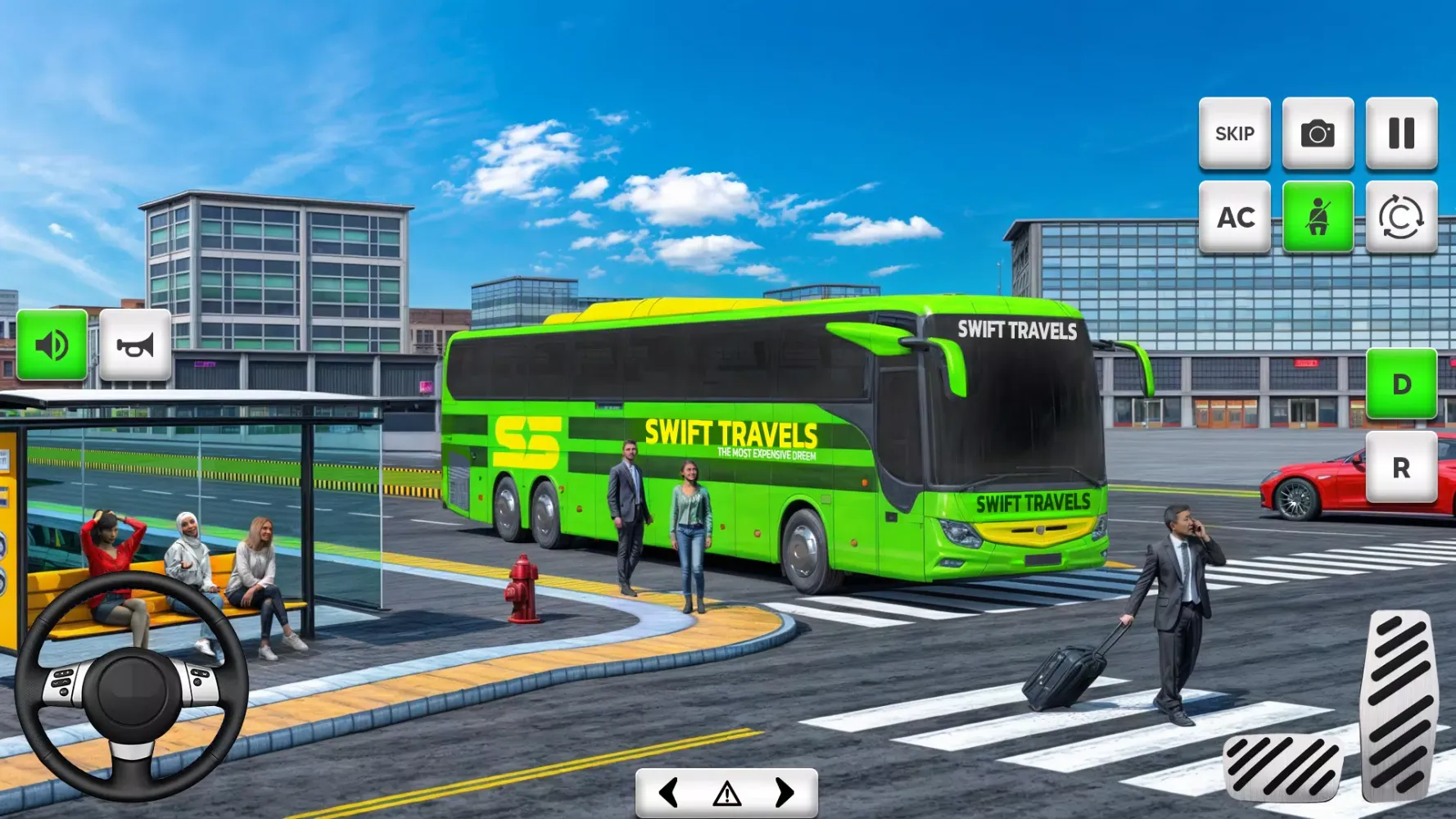 US Bus Driving Games Simulator スクリーンショット