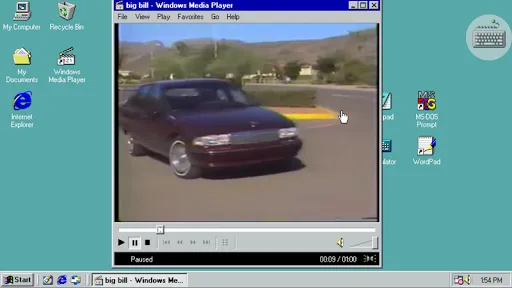 Capturas de pantalla de Win 98 Simulator