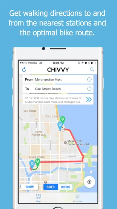Chivvy -  Chi's Directions Bike Share Map Ekran Görüntüleri