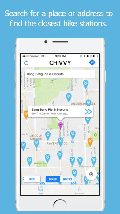 Chivvy -  Chi's Directions Bike Share Map Ekran Görüntüleri