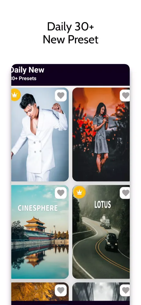 Preset For Photo Editing Screenshots