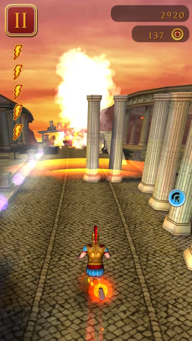 Tangkapan layar Empire Runner: Champion of the X Blade Battalion