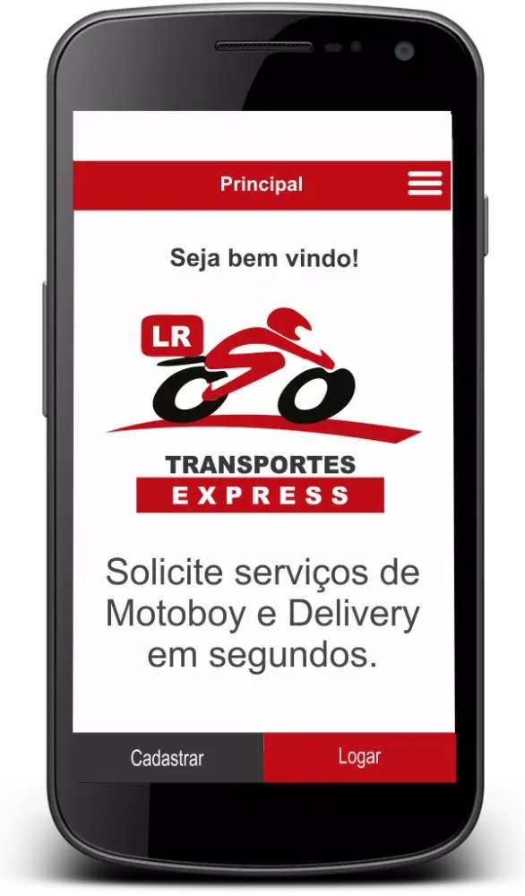 Capturas de tela do LR Transportes Express Cliente