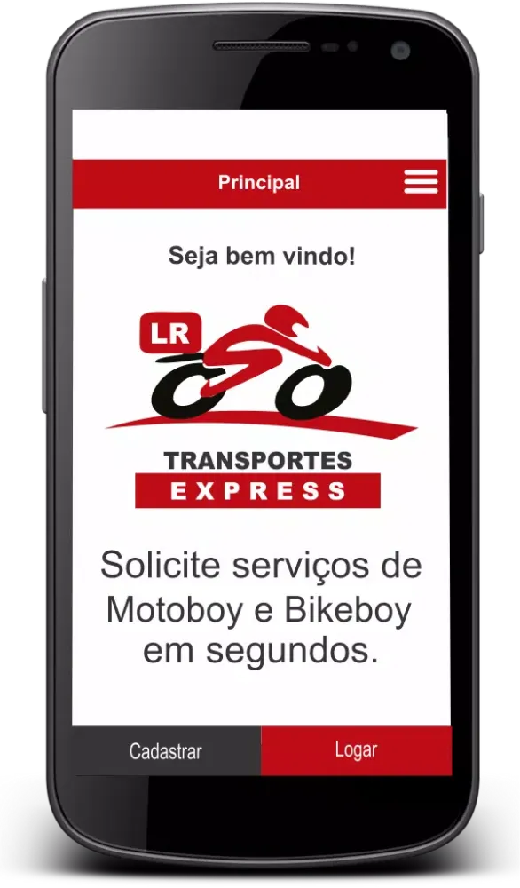 Capturas de tela do LR Transportes Express Cliente