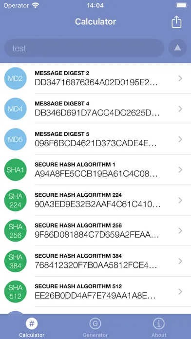 Hash Calculator Screenshots