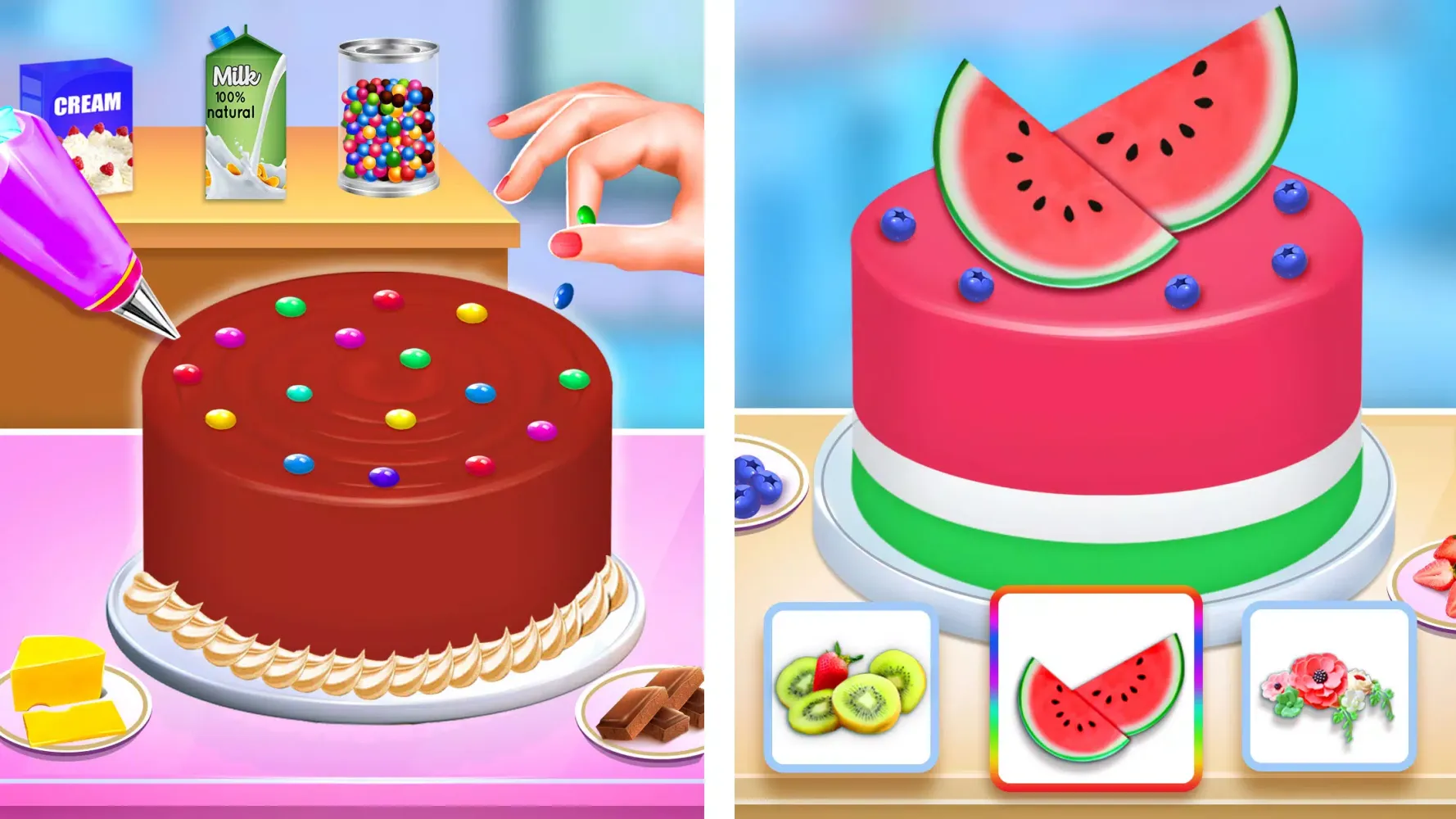 Ảnh chụp màn hình của Birthday Cake Maker: Cake Game