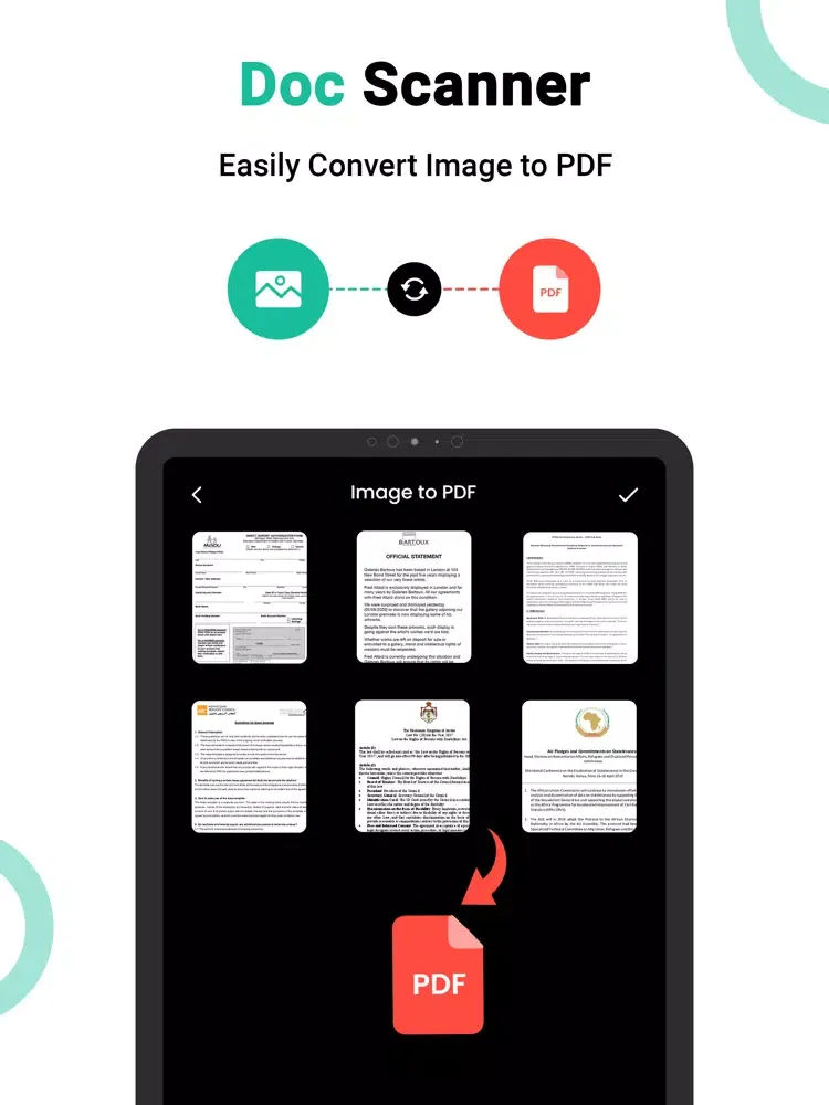 Capturas de tela do Camera Scanner - Doc Scanner iPad 
