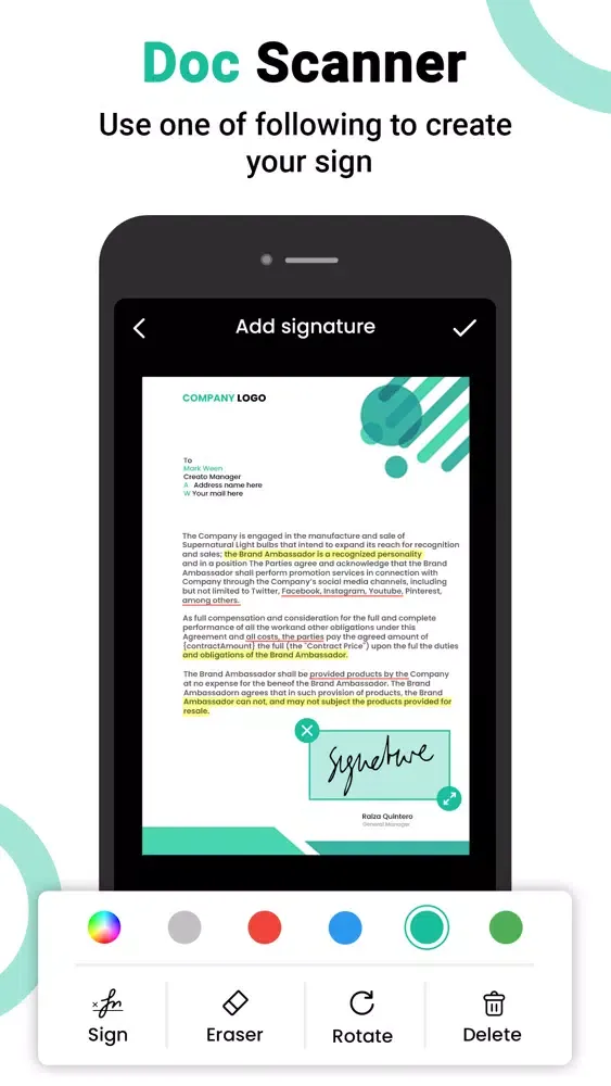 Capturas de tela do Camera Scanner - Doc Scanner