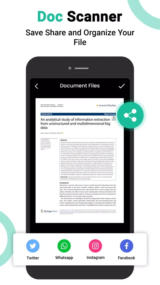 Capturas de tela do Camera Scanner - Doc Scanner