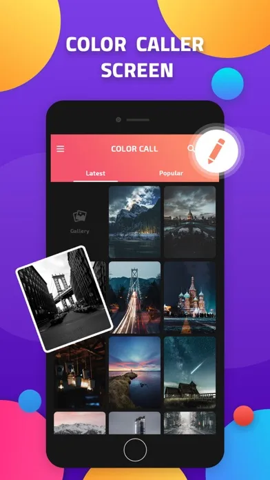 Screenshot di Color Call - Color call screen