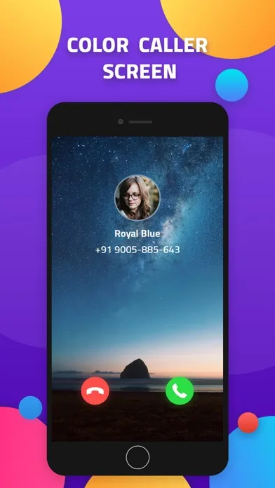Screenshot di Color Call - Color call screen