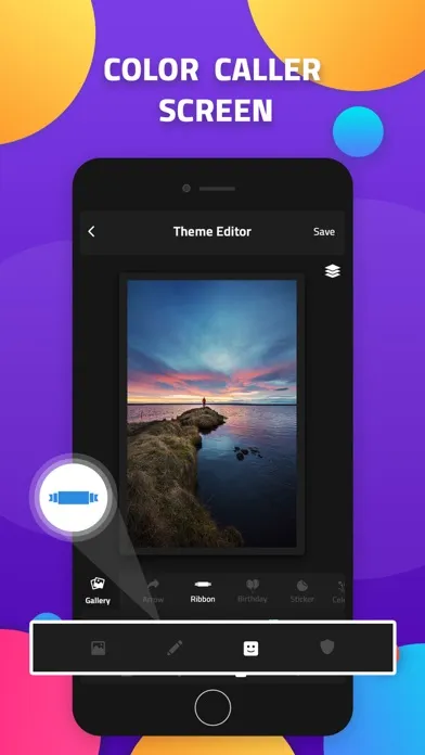 Screenshot di Color Call - Color call screen