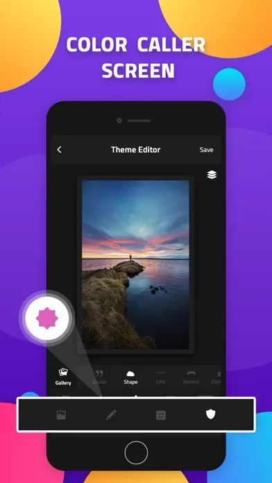 Screenshot di Color Call - Color call screen