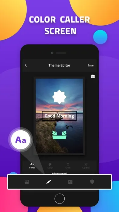 Screenshot di Color Call - Color call screen