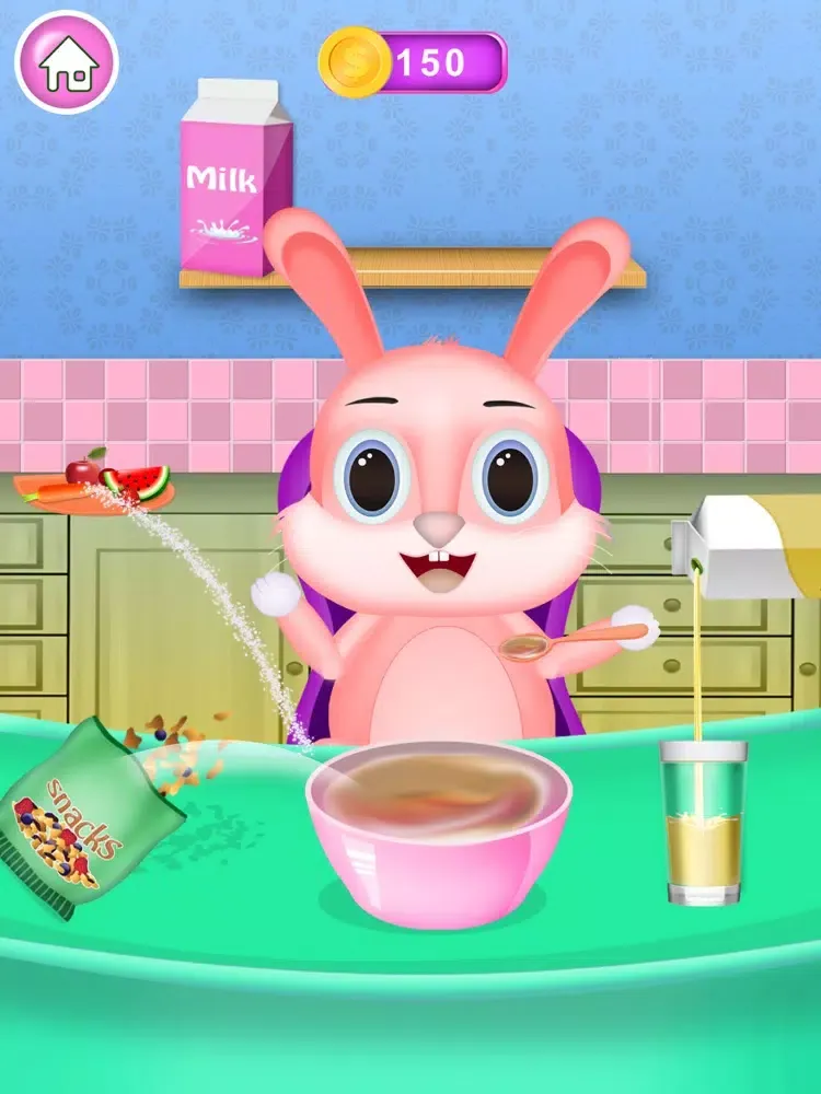 Скриншоты Little Bunny Home Daycare iPad 