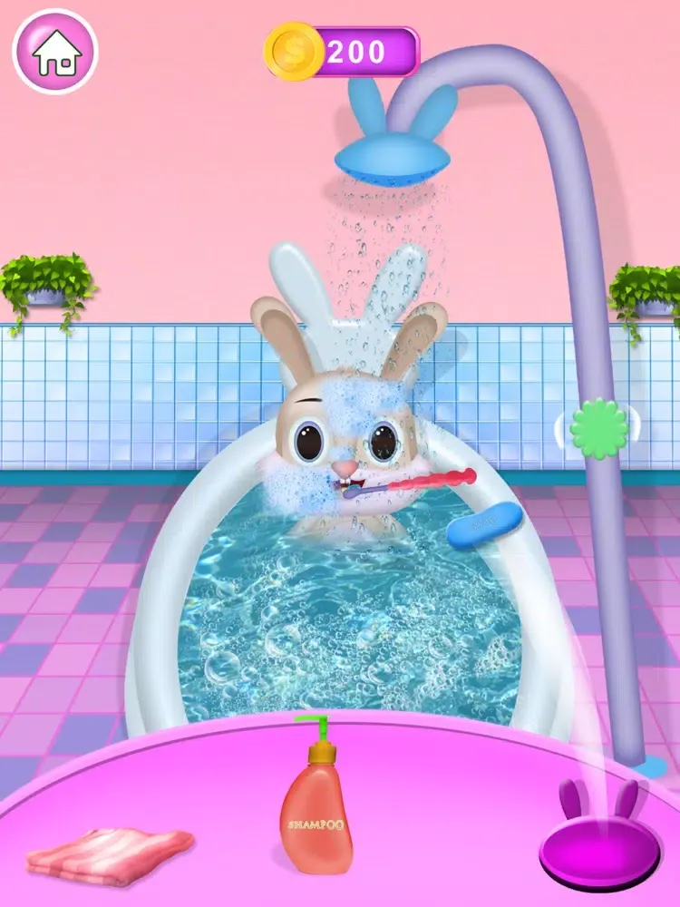Скриншоты Little Bunny Home Daycare iPad 