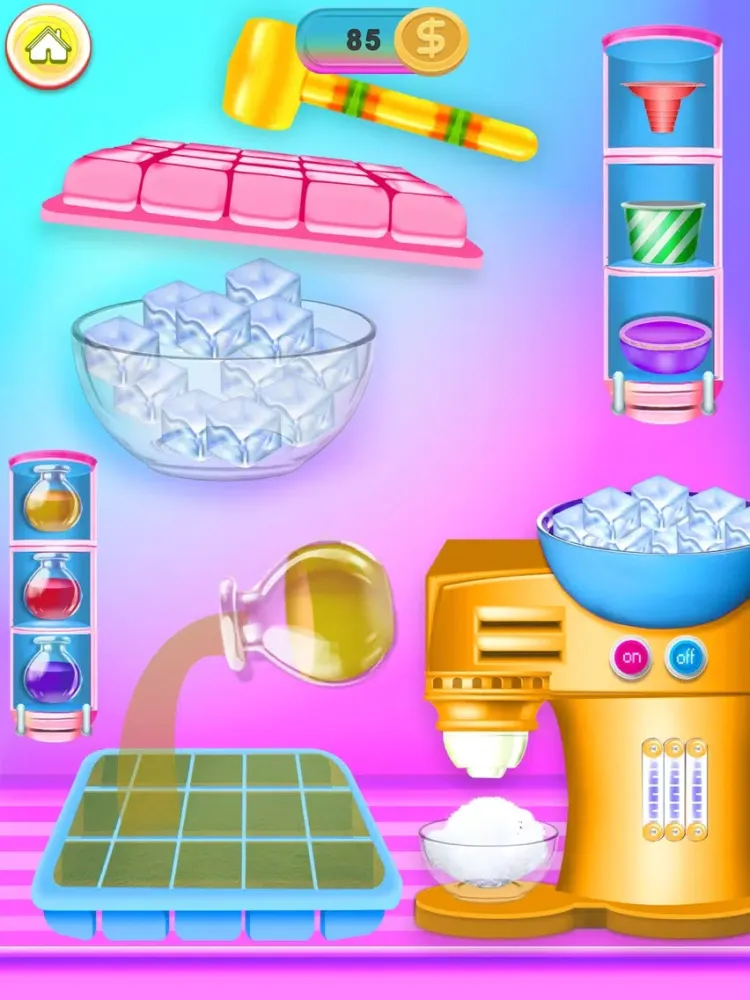Скриншоты Rainbow Ice cream Popsicle iPad 