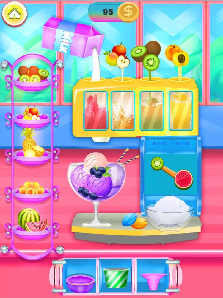 Скриншоты Rainbow Ice cream Popsicle iPad 