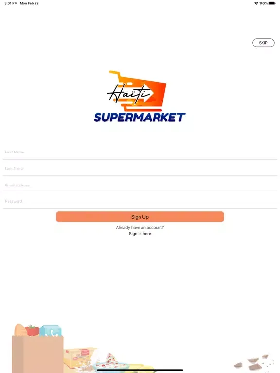 Ảnh chụp màn hình của Haiti SuperMarket iPad 