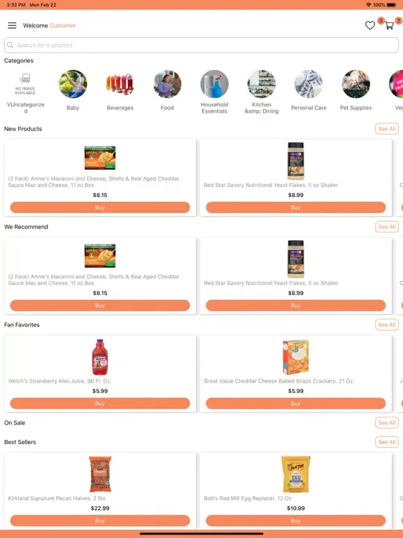 Ảnh chụp màn hình của Haiti SuperMarket iPad 