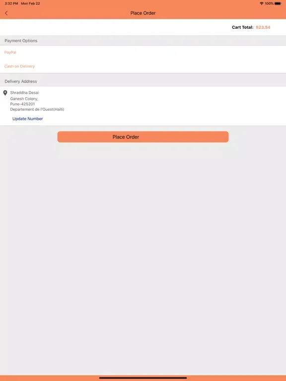 Ảnh chụp màn hình của Haiti SuperMarket iPad 
