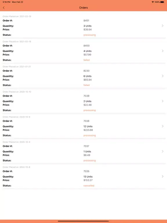 Tangkapan layar Haiti Super Market Vendor iPad 