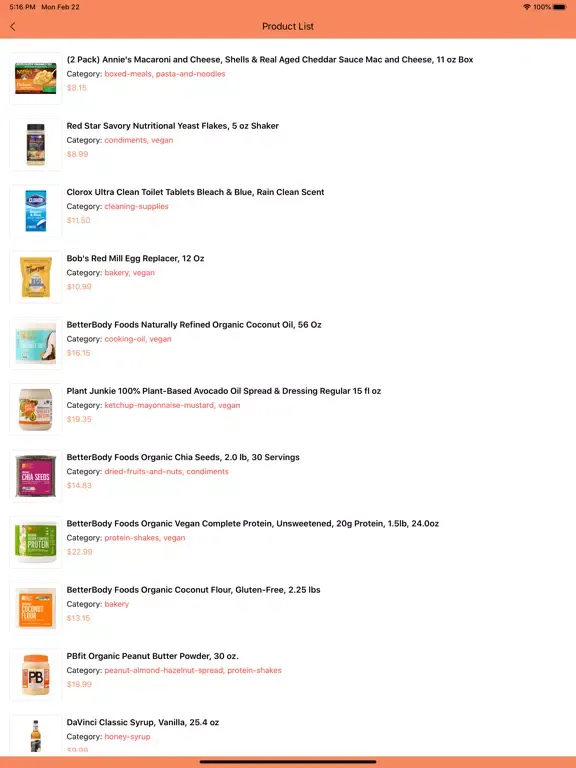 Tangkapan layar Haiti Super Market Vendor iPad 