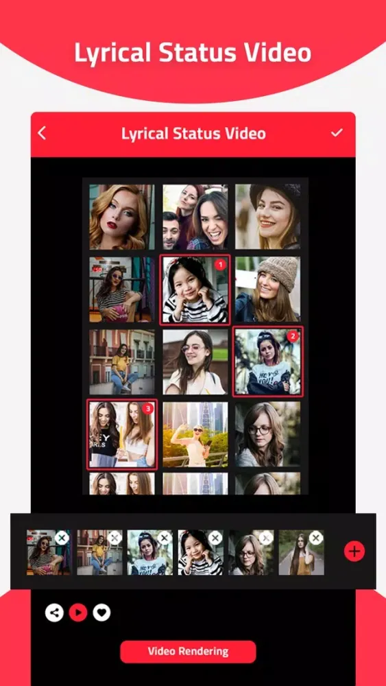 Ảnh chụp màn hình của Lyrical Video Maker lite