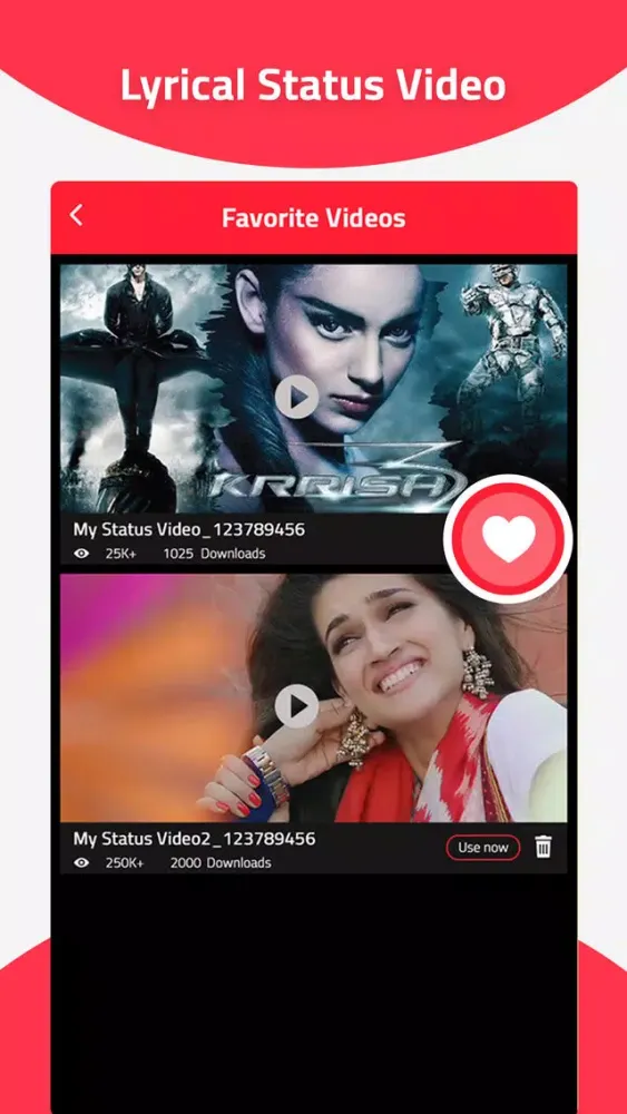 Ảnh chụp màn hình của Lyrical Video Maker lite