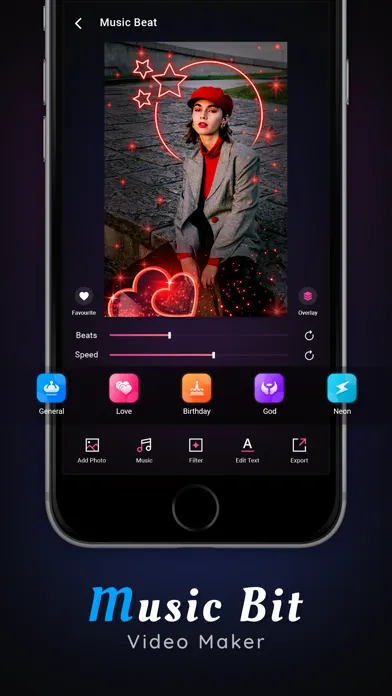 Tangkapan layar MusicBit - Music Video Maker