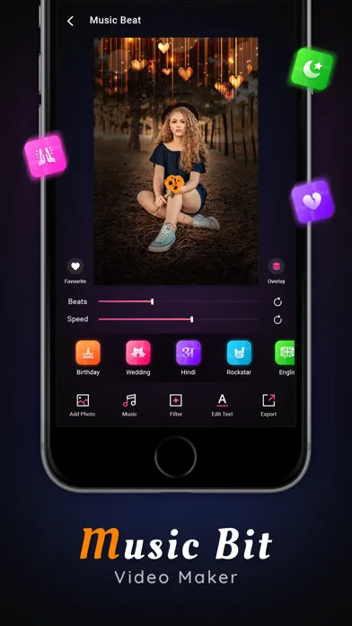 Tangkapan layar MusicBit - Music Video Maker