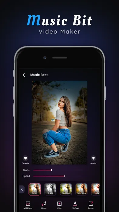 Tangkapan layar MusicBit - Music Video Maker