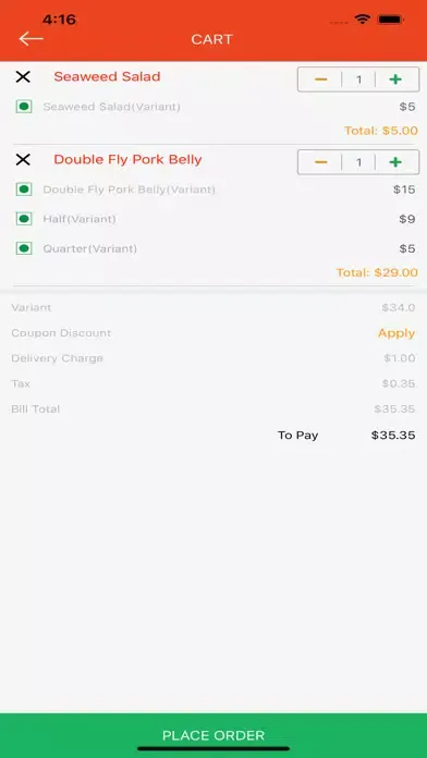 Tangkapan skrin OFO Customer