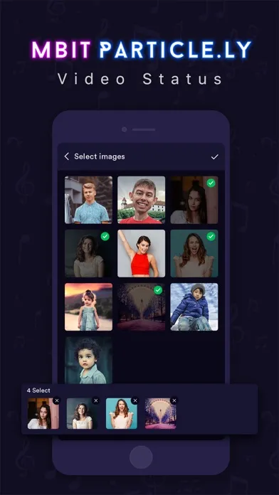 تصاویر Particle.ly
